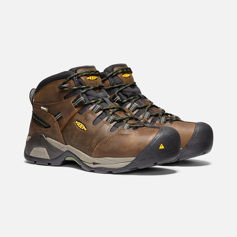 Botte de Travail Keen Homme Marron | Detroit Xt Waterproof (Steel Toe) | RYLCH-2049